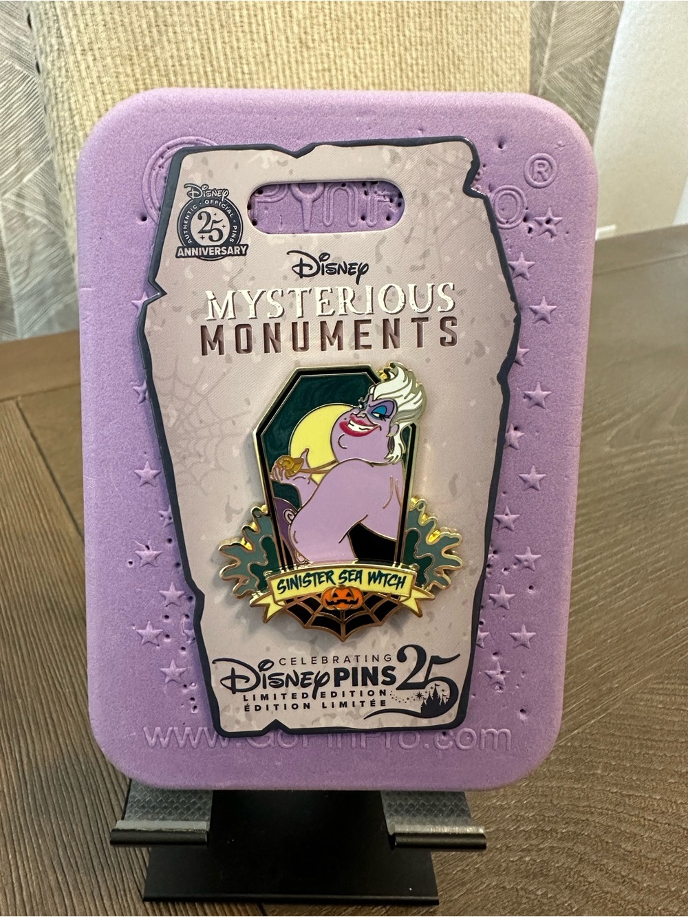 2025 Disney Parks Mysterious Monuments Ursula Sinister Sea Witch LE Pin